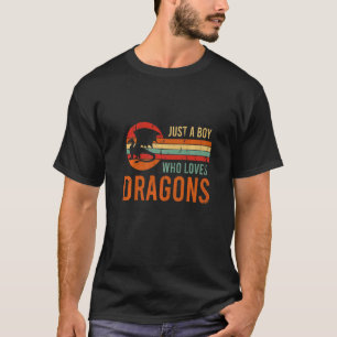 Camiseta Fantasía Retro Juego De Rollos Solo Un Niño Que Am