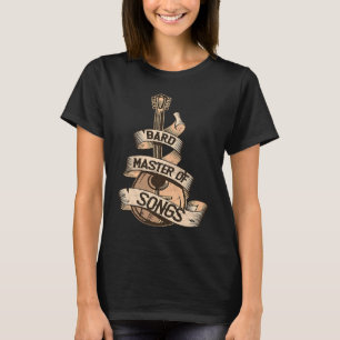Camiseta Fantasía RPG La Barba Guay Vintage Lute Tabletop R