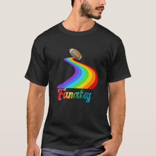 Camiseta Fantasías en el arco iris de fútbol hombres mujere