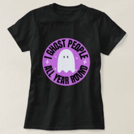 Camiseta Fantasma A La Gente Todo El Año Fantasma Gracioso