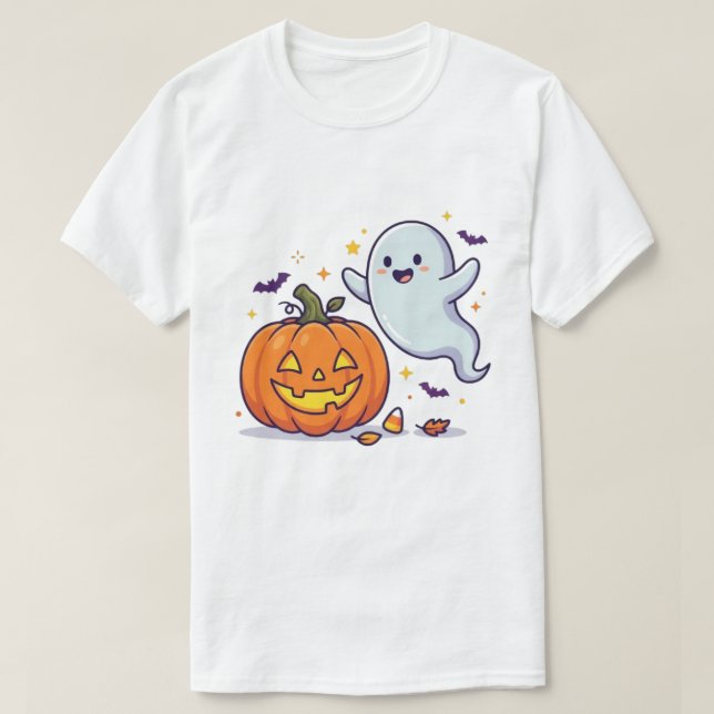 Camiseta Fantasma Adorable (Diseño del anverso)