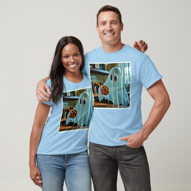 Camiseta Fantasma Amigable Con Coca (Unisexo)