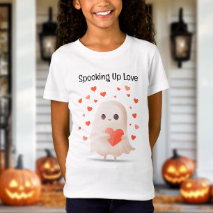 Camiseta Fantasma amor lindo Fantasma Halloween
