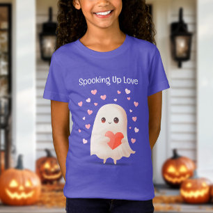 Camiseta Fantasma amor lindo Fantasma Halloween