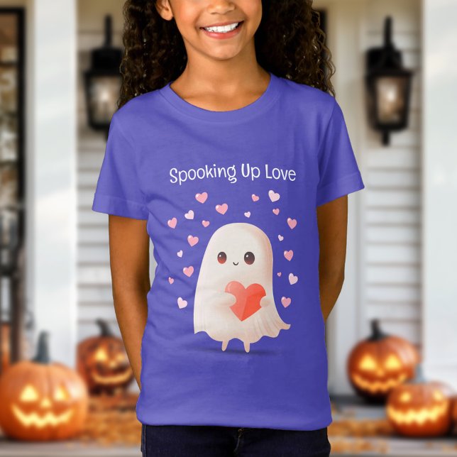 Camiseta Fantasma amor lindo Fantasma Halloween (Spooking Up Love Cute Ghost Halloween T-Shirt)