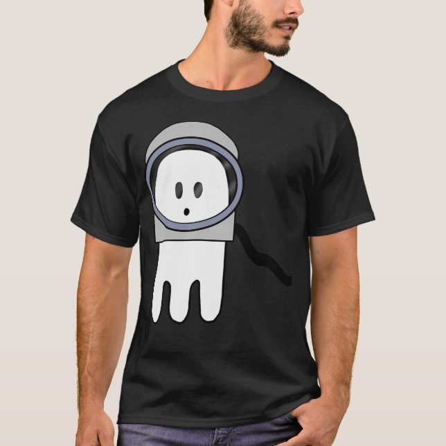 Camiseta Fantasma astronauta (Anverso)