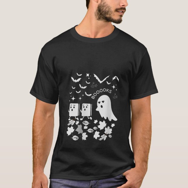 Camiseta Fantasma asusta a los libros de profesores de Hall (Anverso)