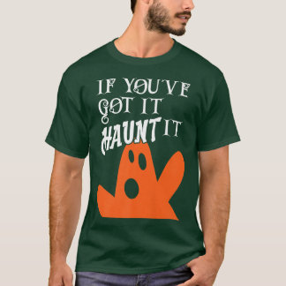 Camiseta Fantasma aterradora de Halloween si lo tienes flau