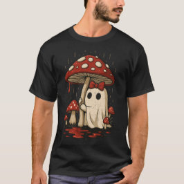 Camiseta Fantasma bajo hongos en lluvia sangrienta