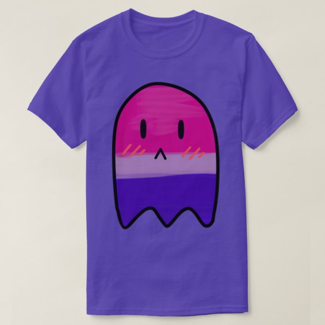 Camiseta fantasma bisexual (Diseño del anverso)
