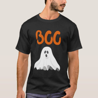 Camiseta Fantasma Boo de Halloween aterrador