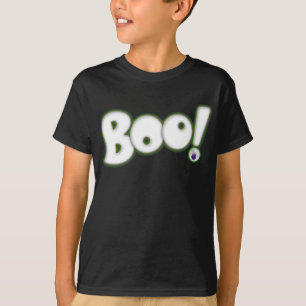 Camiseta fantasma 'Boo' de Halloween de miedo