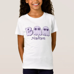 Camiseta Fantasma Boo Lindo Halloween Nombre o Texto Person
