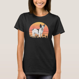 Camiseta Fantasma Bulldog francés Halloween de raza negra y