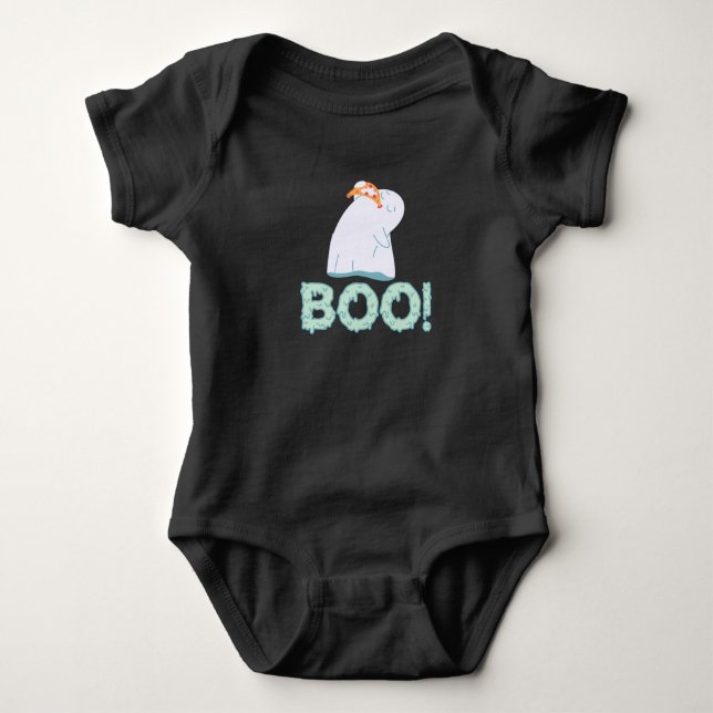 Camiseta fantasma | Camisetas para niños de Hallow (Anverso)