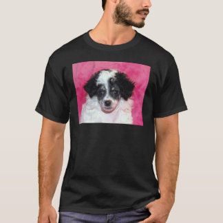 Camiseta Fantasma/cara del perrito del caniche de Parti