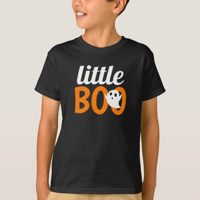 Camiseta Fantasma casual simple de Halloween (Anverso)
