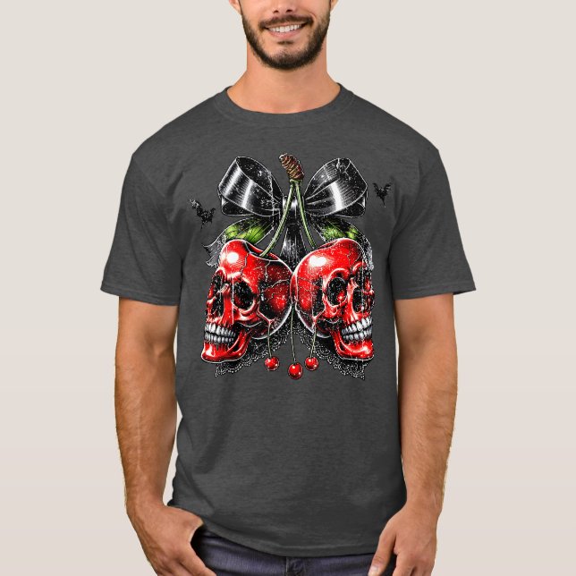 Camiseta Fantasma cereza Halloween (Anverso)