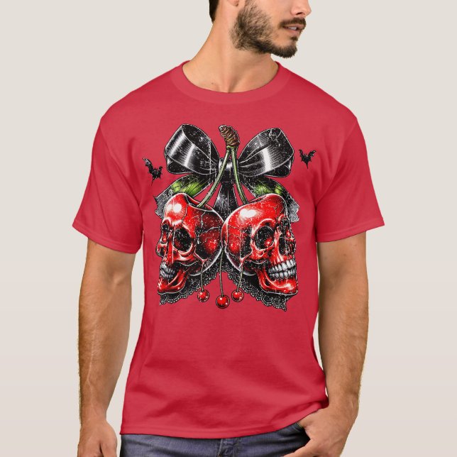 Camiseta Fantasma cereza Halloween (Anverso)