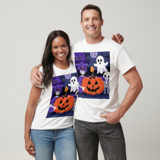 Camiseta Fantasma Chica y Tee de Halloween