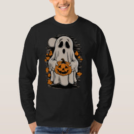 Camiseta Fantasma con calabaza, Halloween
