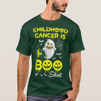 Camiseta Fantasma Con Cáncer Infantil Araña Es Ficha De Boo