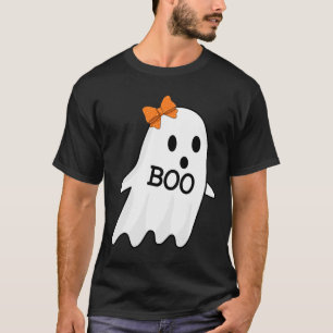 Camiseta Fantasma Con Disfraz De Halloween De Bow Boo Para