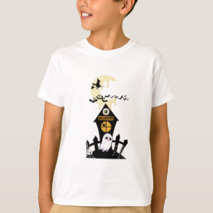 Camiseta Fantasma con maricas de vampiros y bruja voladora