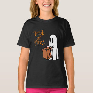 Camiseta Fantasma con truco de bolsa o trato