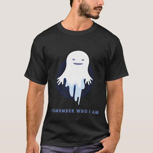 Camiseta Fantasma Cuidadosa - Recuerdo Quién Soy (Anverso)