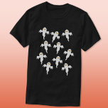 Camiseta Fantasma Cuta<br><div class="desc">Un diseño fantasma lindo para la gente que ama las cosas espeluznantes. Ideal para Halloween. Arte original de Nic Squirrell.</div>