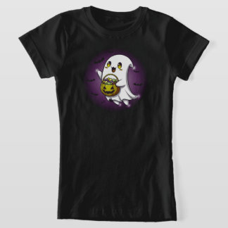 Camiseta Fantasma Cute | SOLO EN NEGRO