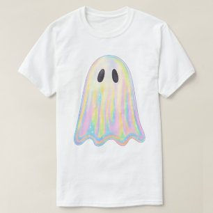 Camiseta Fantasma de arcoiris cúbico Pastel   Estético espe