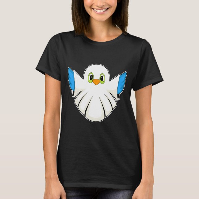 Camiseta Fantasma de Bird Halloween (Anverso)