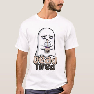 Camiseta Fantasma de Boba Lindo y Muerto de Cansancio