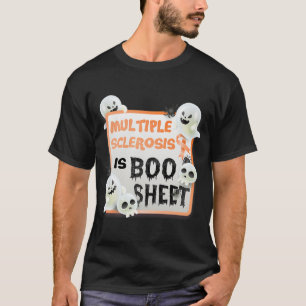 Camiseta Fantasma De Boo Halloween Ms Esclerosis Múltiple E