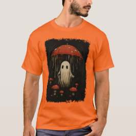 Camiseta Fantasma De Bosque Espeluznante Bajo El Lavado De