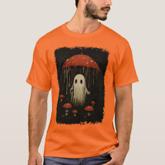 Camiseta Fantasma De Bosque Espeluznante Bajo El Lavado De