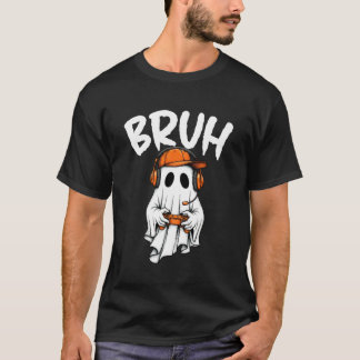 Camiseta Fantasma de Bruh Gamer de Halloween Controlador de