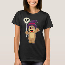 Camiseta Fantasma de bruja de Bear Halloween