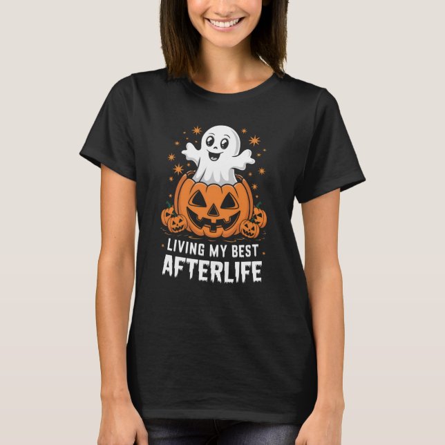 Camiseta Fantasma de calabaza (Anverso)