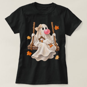 Camiseta Fantasma de chicle y swing de ganso tonto Hallowee