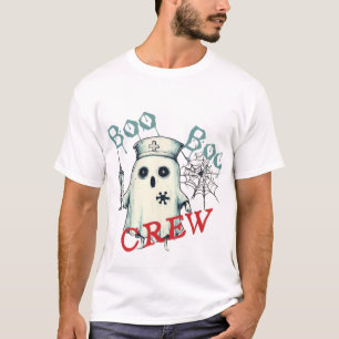 Camiseta Fantasma de Enfermera Espeluznante Tripulación del