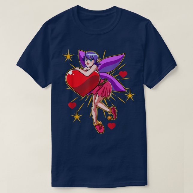 Camiseta Fantasma de flores de jardín de hadas clásicas (Diseño del anverso)