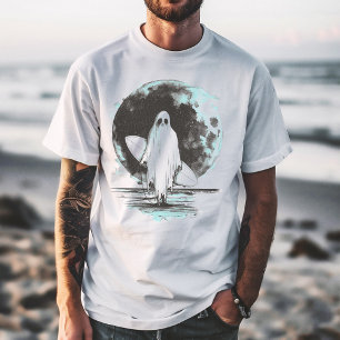 Camiseta Fantasma de gótico de verano con tabla de surf