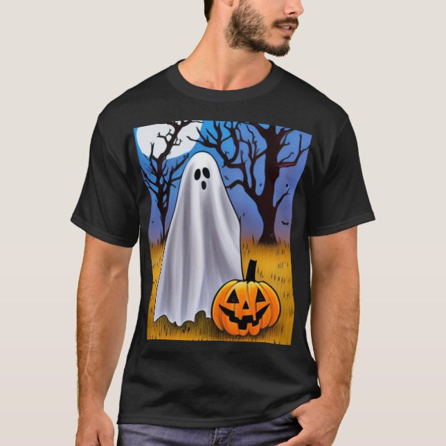 Camiseta Fantasma de Halloween (Anverso)