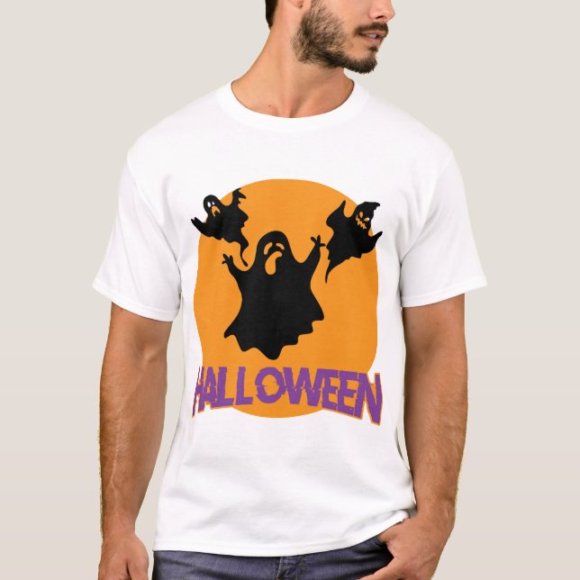 Camiseta fantasma de Halloween (Anverso)