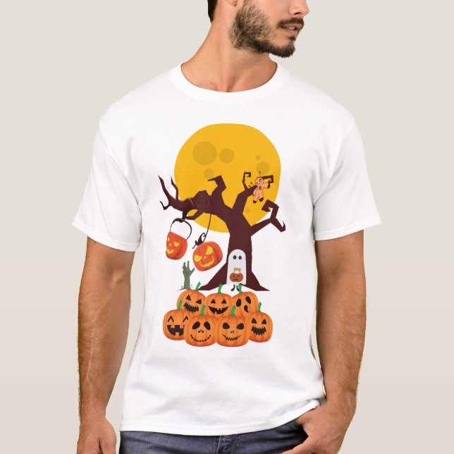 Camiseta Fantasma de Halloween (Anverso)