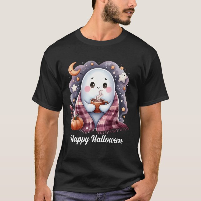 Camiseta fantasma de Halloween (Anverso)