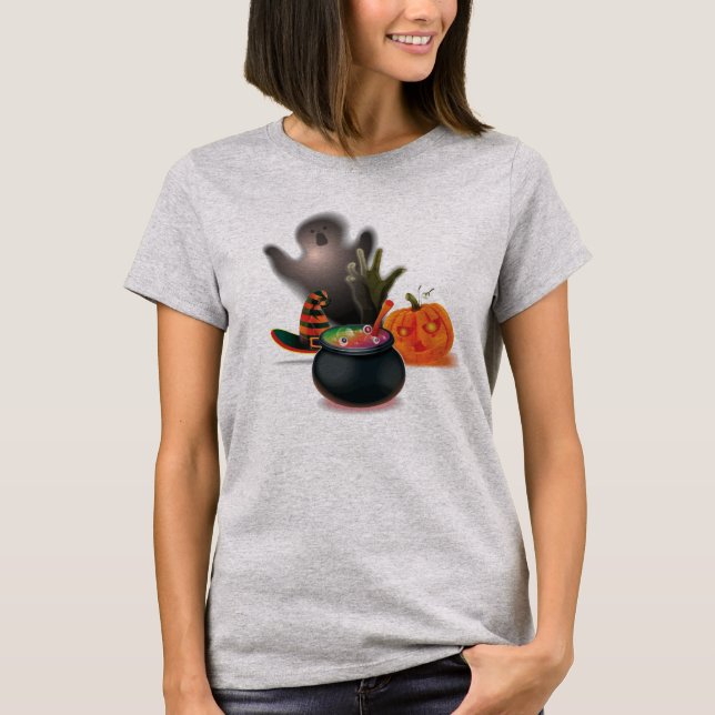 Camiseta Fantasma de Halloween (Anverso)